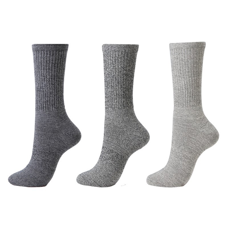 おたふく手袋 2115410 S-830 銀イオン 先丸靴下 3P アソート杢 1個（ご注文単位1個）【直送品】