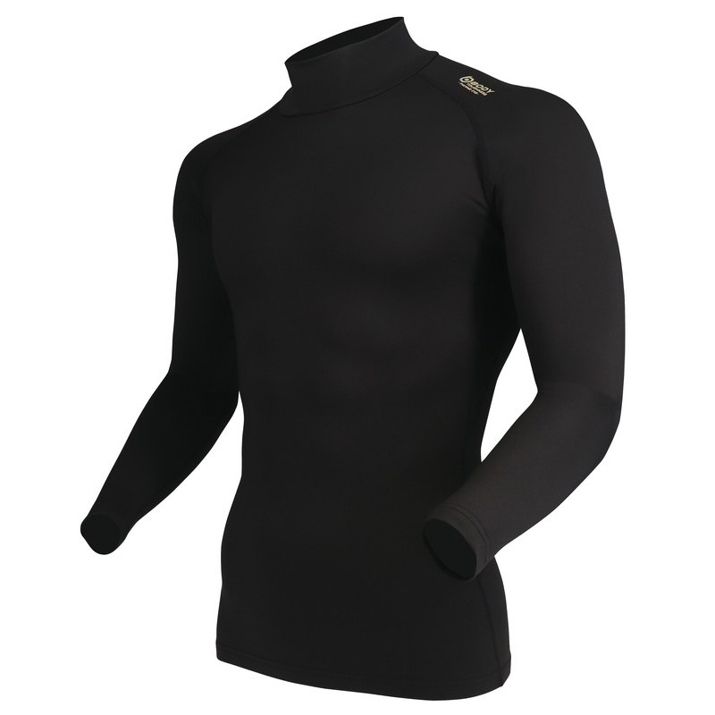 おたふく手袋 2117281 サーモ エボ ハイネックシャツ L 黒 JW-246 1個(ご注文単位1個)【直送品】