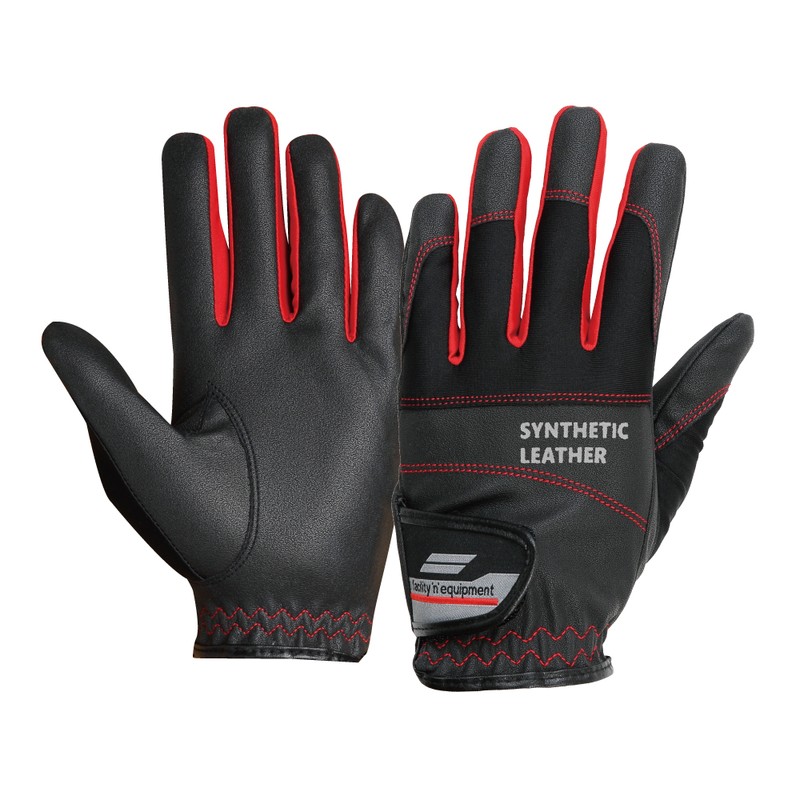 おたふく手袋 2115360 K-81 PU手袋 ライト ブラック×レッド M 1個（ご注文単位1個）【直送品】