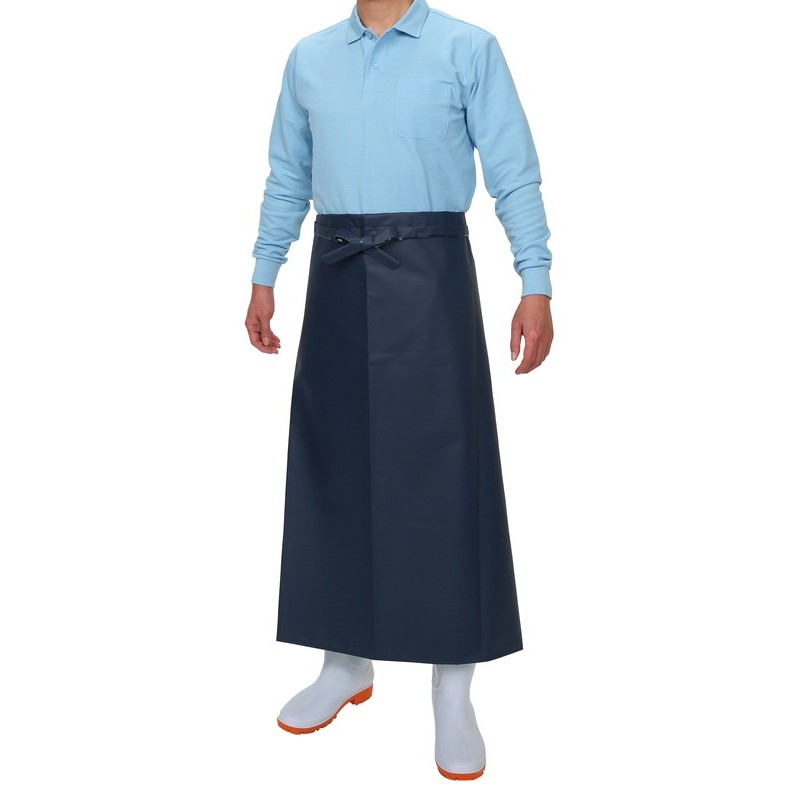 おたふく手袋 2110424 エステル前掛け 腰下 #6135 1個(ご注文単位1個)【直送品】