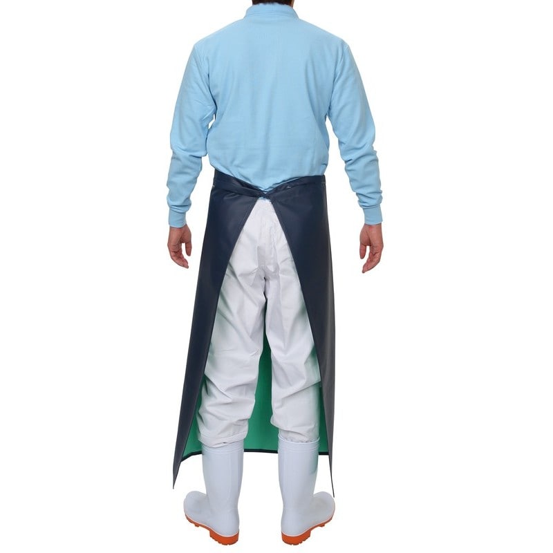 おたふく手袋 2110424 エステル前掛け 腰下 #6135 1個(ご注文単位1個)【直送品】