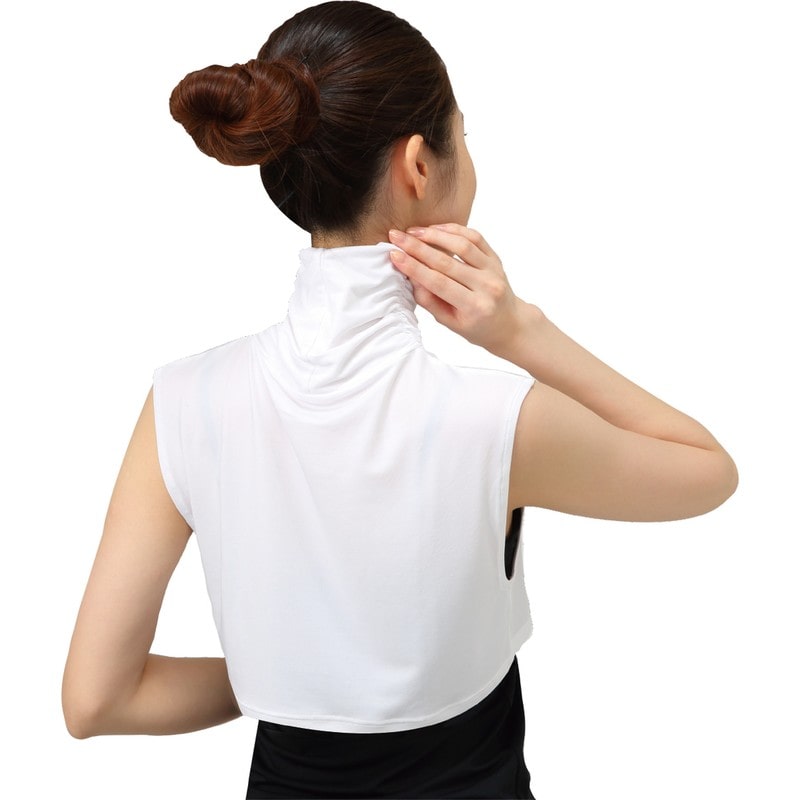 おたふく手袋 2117467 UVネックカバー 付け襟タイプ WH UV-3899 1個(ご注文単位1個)【直送品】