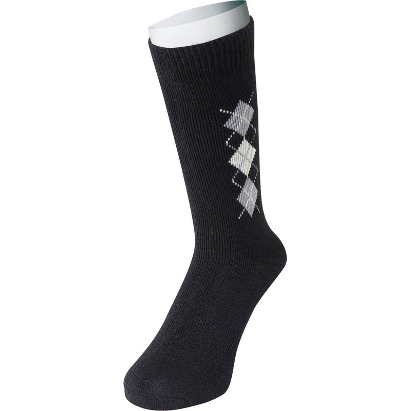 おたふく手袋 2110938 パイルソックス アーガイル 先丸2P BS-340 1個（ご注文単位1個）【直送品】