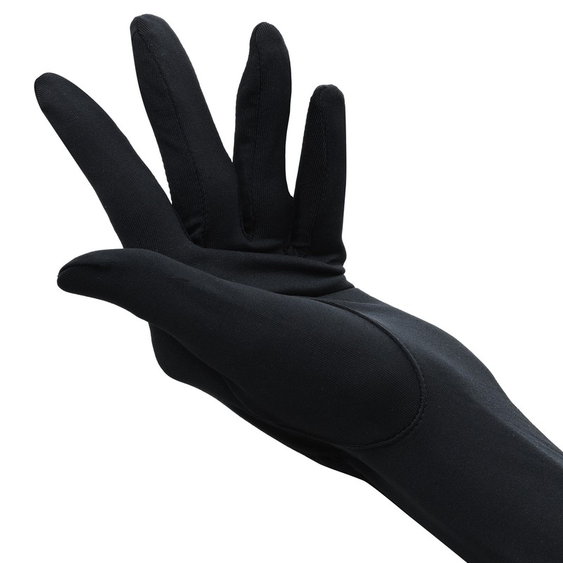 おたふく手袋 2117461 フィットスタイル ノーマルロング手袋 ブラック UV-3711 1個(ご注文単位1個)【直送品】