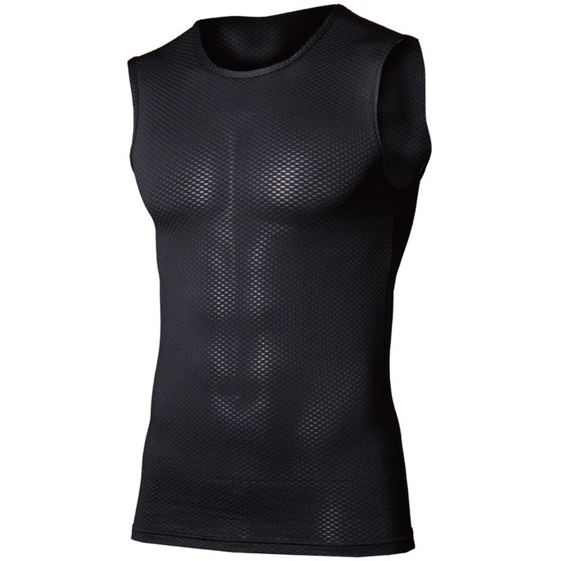 おたふく手袋 2113966 JW-520デュアル3Dノースリーブクルー 黒3L 1個（ご注文単位1個）【直送品】