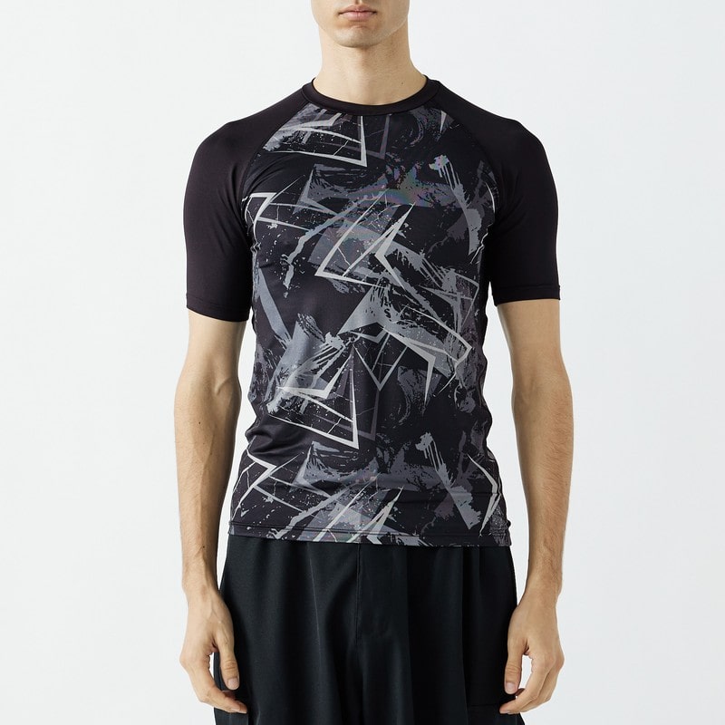 おたふく手袋 2118109 半袖クルーネックシャツ カモフラXBK 3L JW-628 1個(ご注文単位1個)【直送品】