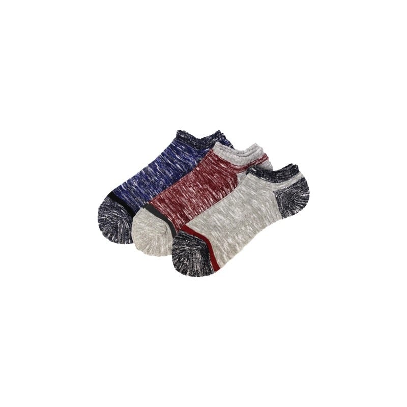 おたふく手袋 2113805 S-427 ソックス 2面スラブ杢先丸 3P 1個(ご注文単位1個)【直送品】