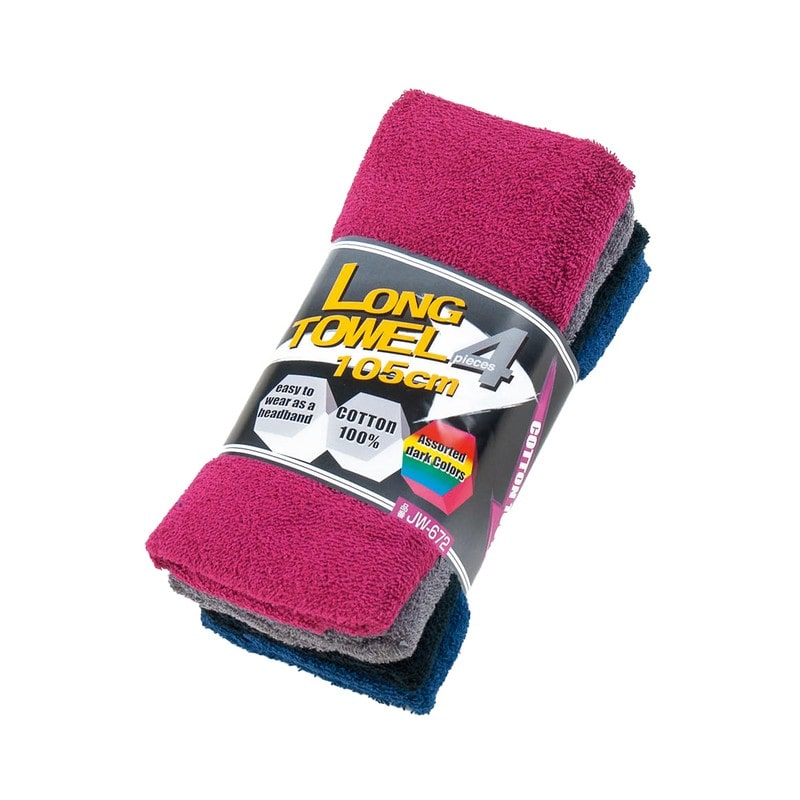 おたふく手袋 2111401 ロングタオル4枚組アソート JW-672 1個（ご注文単位1個）【直送品】