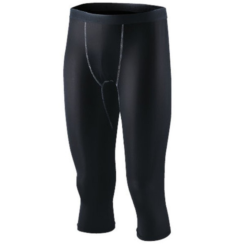 おたふく手袋 2113900 JW-631 黒 3L パワテコ 7分丈パンツ 1個（ご注文単位1個）【直送品】