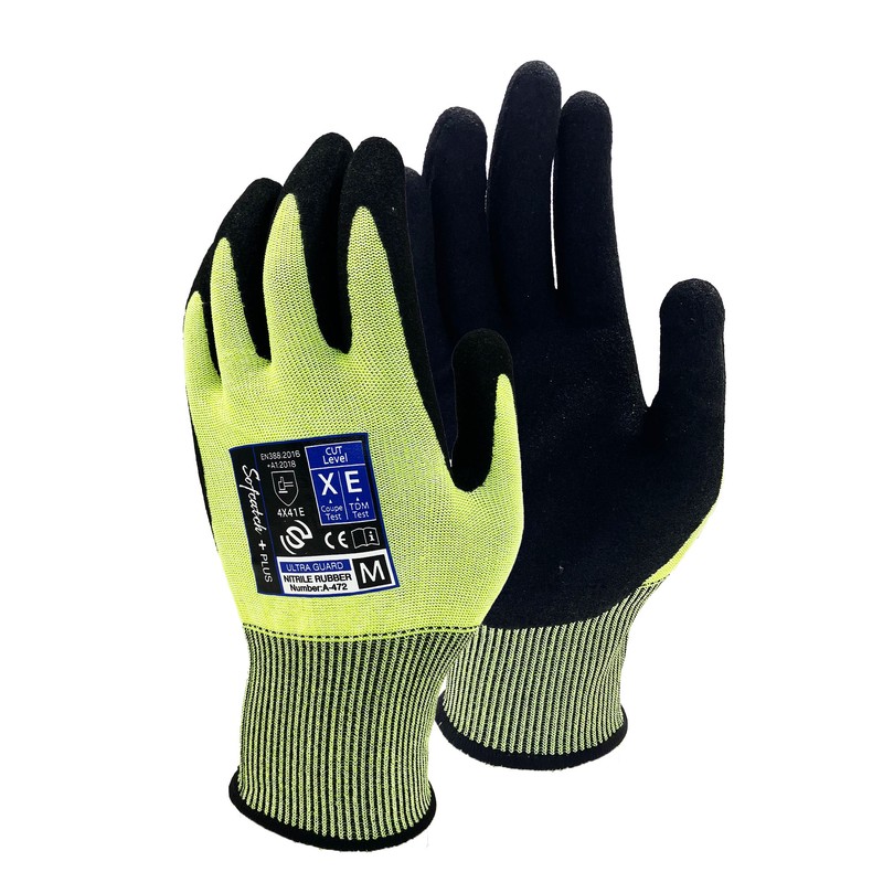 おたふく手袋 2117935 SCプラスULガード18GニトリルゴムSサイズ A-472 1個（ご注文単位1個）【直送品】