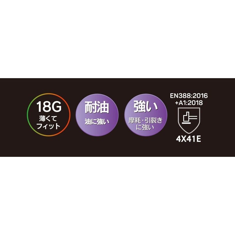 おたふく手袋 2117938 SCプラスULガード18GニトリルゴムLLサイズ A-472 1個（ご注文単位1個）【直送品】