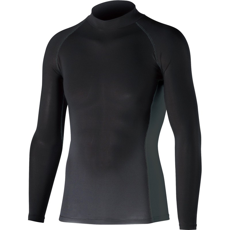 おたふく手袋 2116473 パワーストレッチ長袖バックハイネックシャツBK4L JW-625 1個(ご注文単位1個)【直送品】