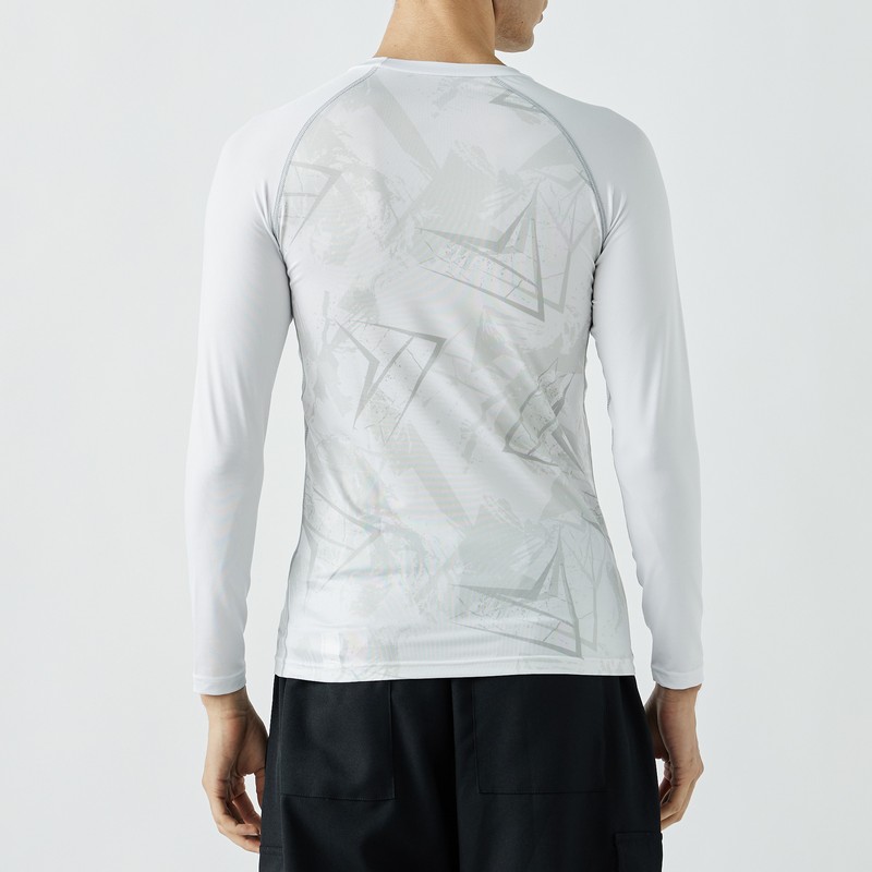 おたふく手袋 2118096 長袖クルーネックシャツ カモフラ×WH M JW-623 1個(ご注文単位1個)【直送品】