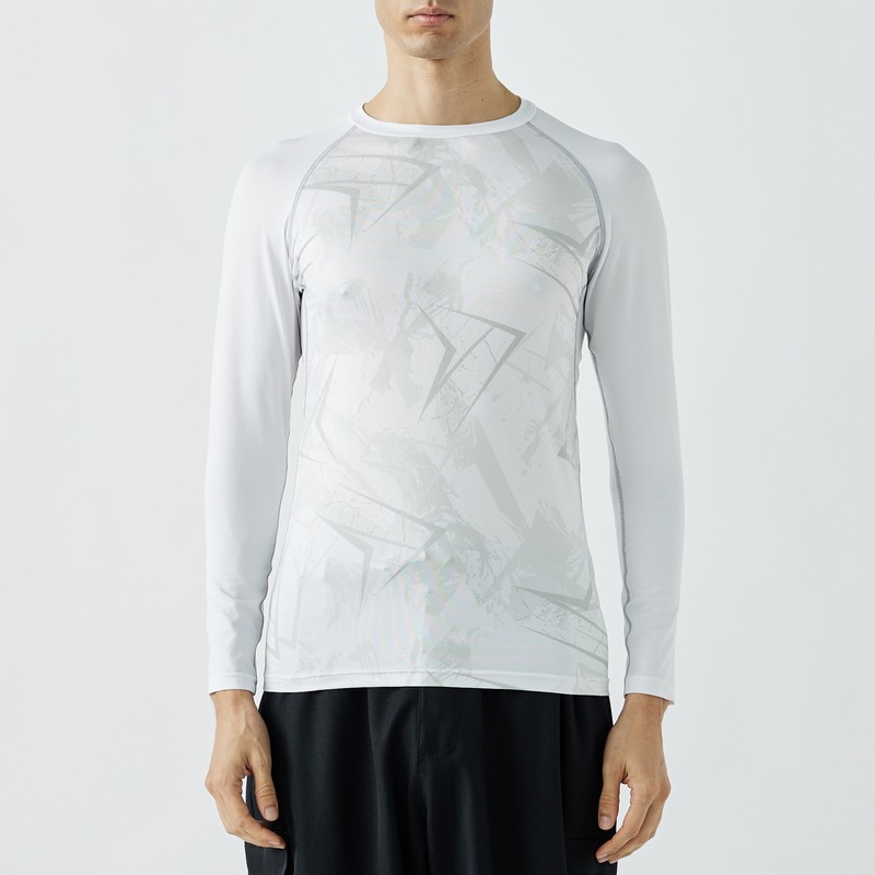 おたふく手袋 2118099 長袖クルーネックシャツ カモフラ×WH 3L JW-623 1個(ご注文単位1個)【直送品】