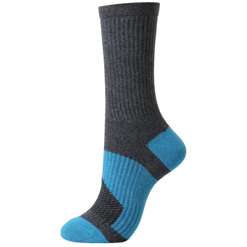 おたふく手袋 2115436 S-8473Sソックスクルー先丸2PD灰×サックス 1個（ご注文単位1個）【直送品】