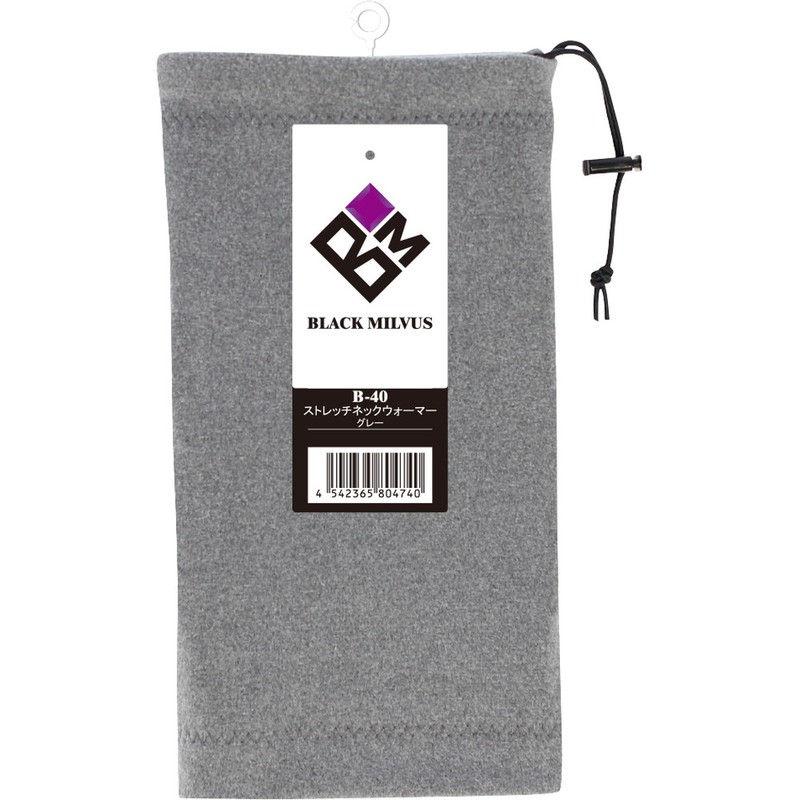 おたふく手袋 2116349 B-40 ストレッチネックウォーマー グレー 1個(ご注文単位1個)【直送品】