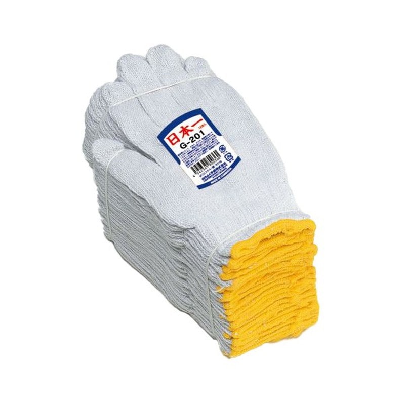 おたふく手袋 2116127 日本一軍手 12双入 G-201 1個(ご注文単位1個)【直送品】