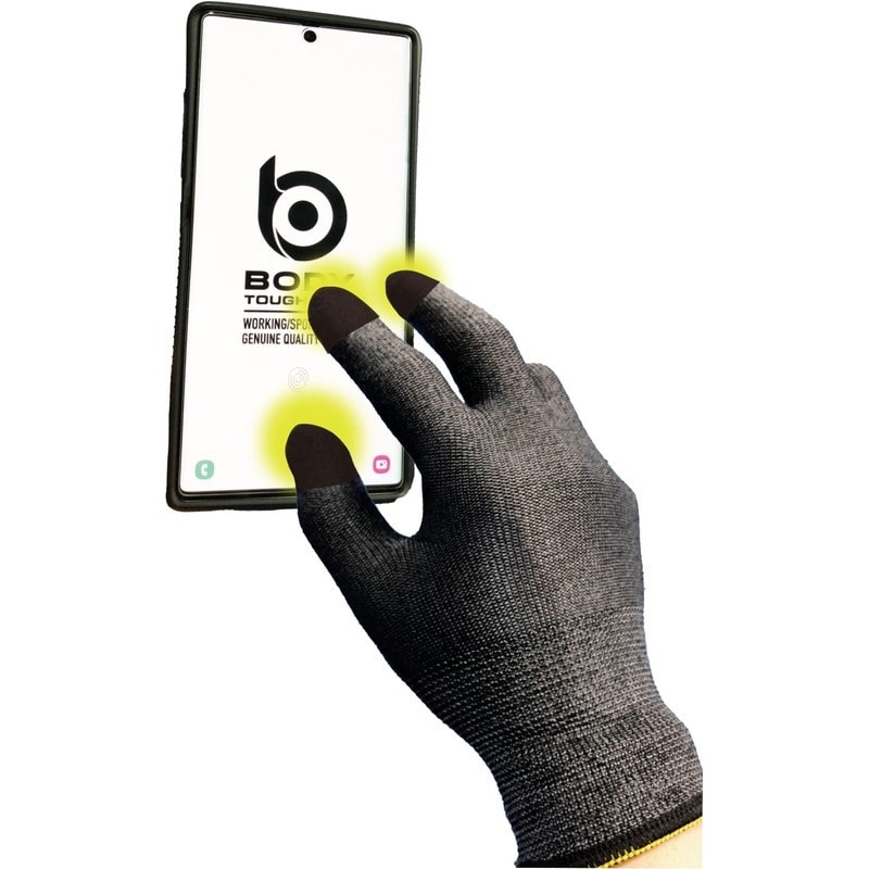 おたふく手袋 2117297 BTタッチパネル対応 蓄熱インナーグローブ M 黒 JW-145 1個(ご注文単位1個)【直送品】