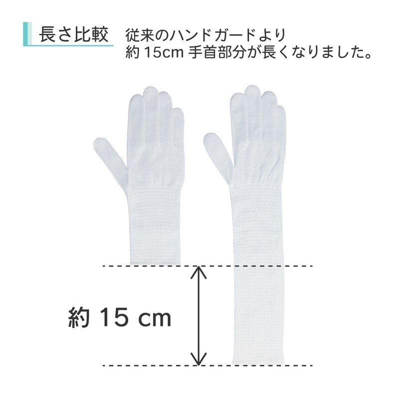 おたふく手袋 210064 ハンドガードロング 1双入 Mサイズ #579 1個(ご注文単位1個)【直送品】