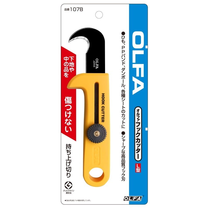 オルファ 415123 107B フックカッターL型 1個（ご注文単位1個）【直送品】