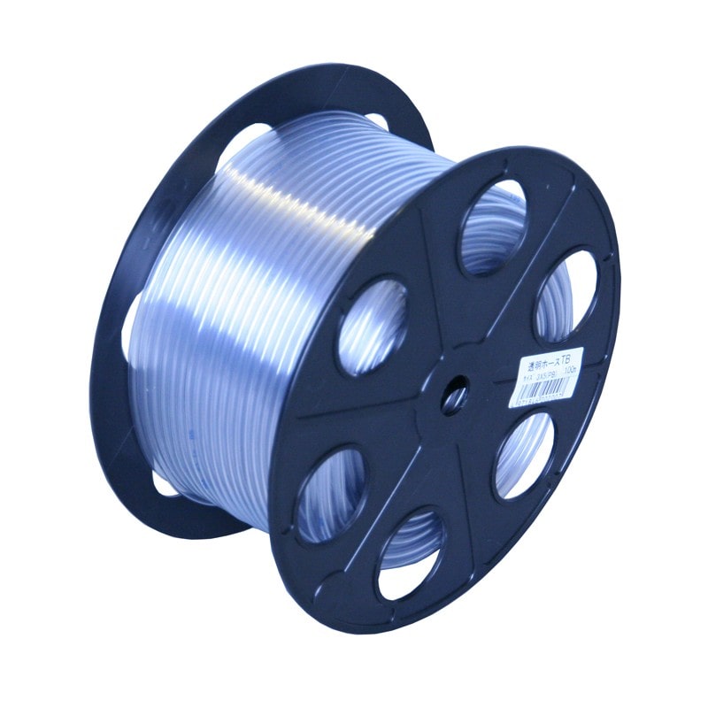 カクイチ 907001 透明ホース 4×6×80m #286255 1個（ご注文単位1個）【直送品】