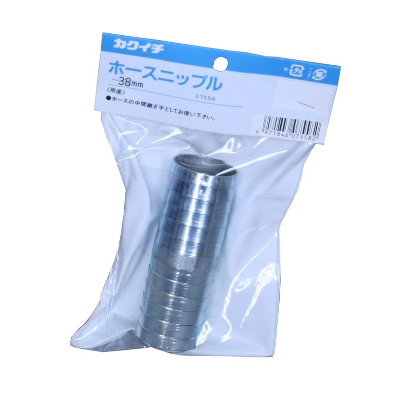 カクイチ 907218 カクイチ カクイチ ニップル 38mm #286736 1個(ご注文単位1個)【直送品】