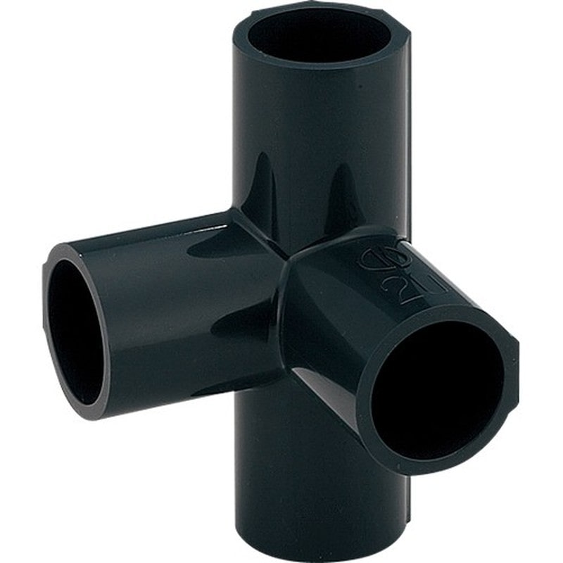 カクダイ 2222514 571-714 四方接手 #571-714 1個（ご注文単位1個）【直送品】