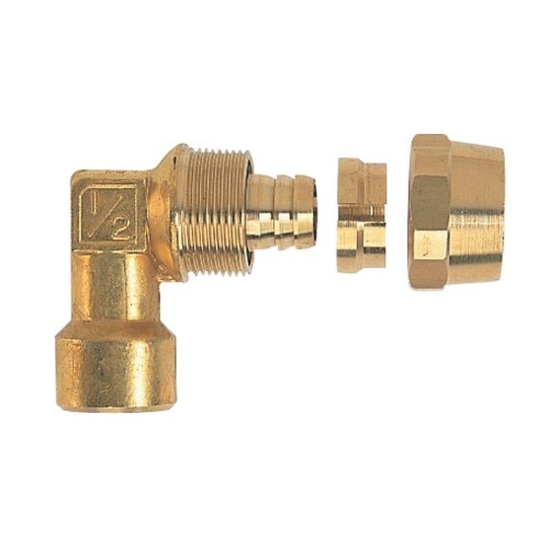 カクダイ 2223141 6153 ポリパイストリートエルボ2F13 #6153 1個（ご注文単位1個）【直送品】