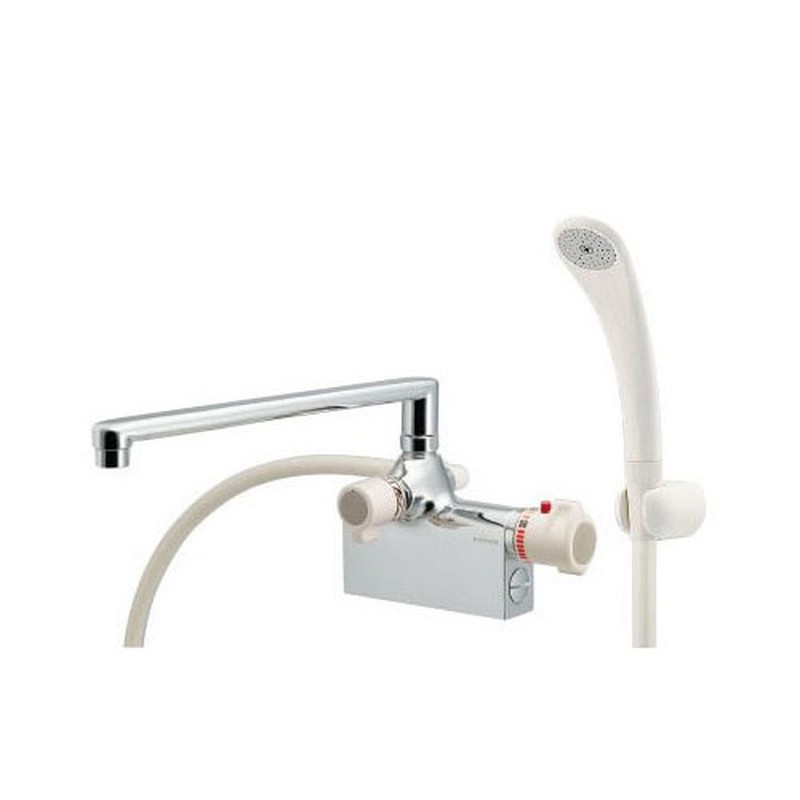 カクダイ 2230739 サーモスタットシャワー混合栓デッキ #175-010 1個（ご注文単位1個）【直送品】