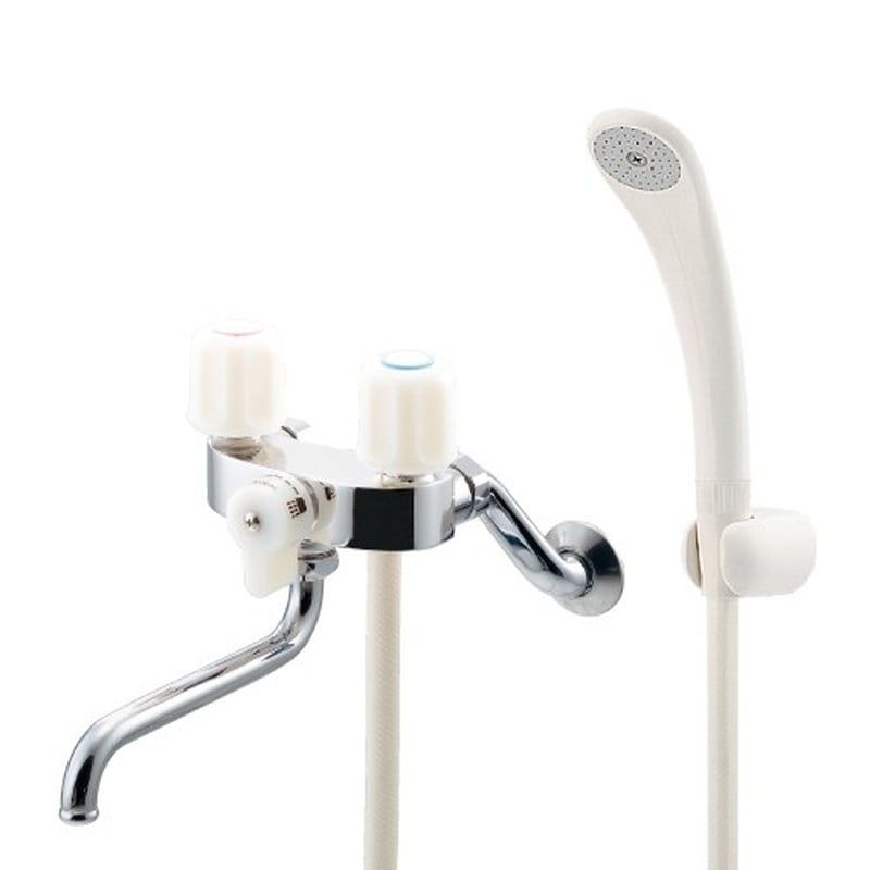 カクダイ 2232686 139-801 2ハンドルシャワー混合栓 #139-801 1個(ご注文単位1個)【直送品】