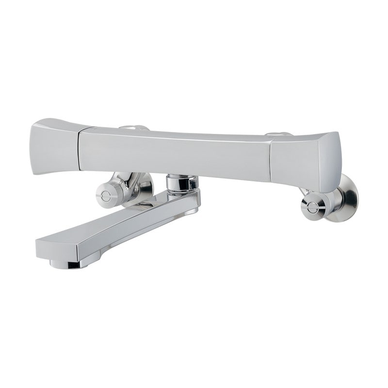 カクダイ 2235792 2ハンドル混合栓 #128-108 1個(ご注文単位1個)【直送品】