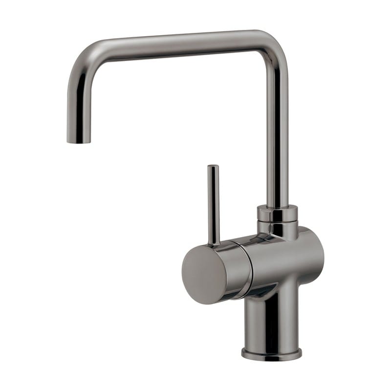 カクダイ 2235968 シングルレバー混合栓 ダークシルバー 117-115-DS 1個(ご注文単位1個)【直送品】