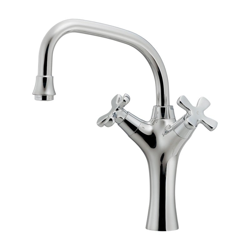 カクダイ 2236009 2ハンドル混合栓 150-422 1個(ご注文単位1個)【直送品】