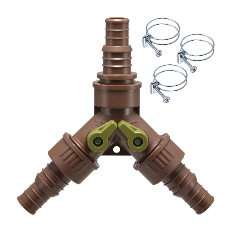 カクダイ 2236295 コックつき分岐接手セット 569-017 1個（ご注文単位1個）【直送品】