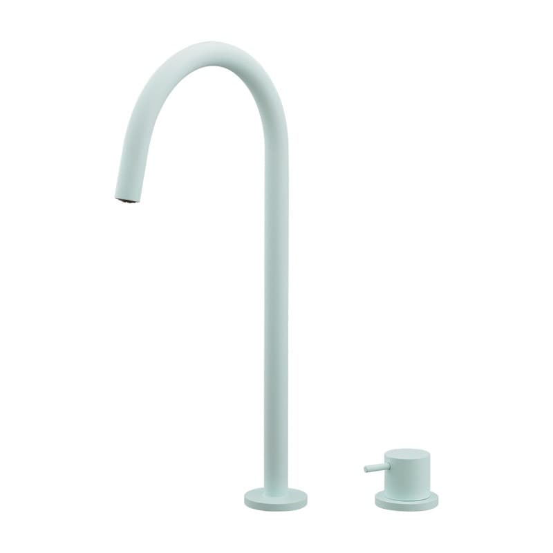 カクダイ 2236541 台付水栓 トール フロストミント 716-402-B 1個（ご注文単位1個）【直送品】