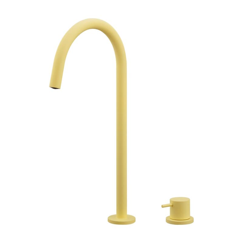 カクダイ 2236544 台付水栓 トール フロストレモン 716-402-Y 1個（ご注文単位1個）【直送品】