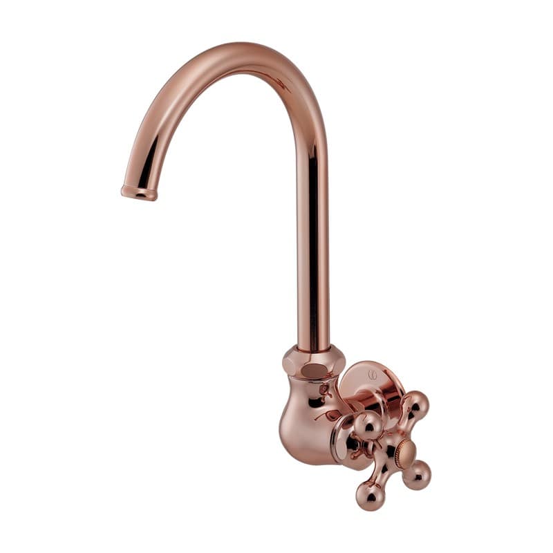 カクダイ 2237560 横形スワン水栓ブラウン 708-111-BR 1個（ご注文単位1個）【直送品】