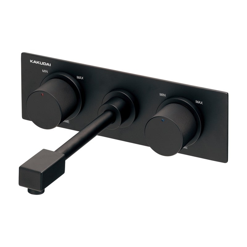 カクダイ 2237084 壁ユニット混合栓ロング・MD 129-100B-MD 1個（ご注文単位1個）【直送品】