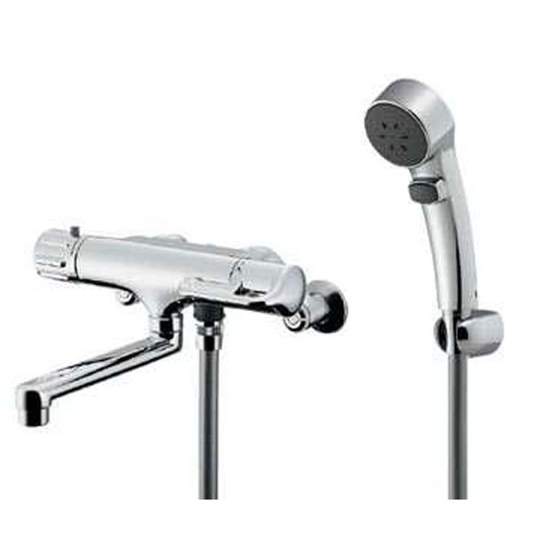 カクダイ 2226870 173-136Kサーモスタットシャワ混合栓 逆配管 #173-136K 1個（ご注文単位1個）【直送品】