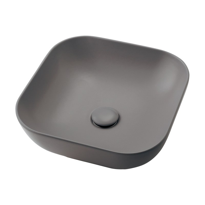 カクダイ 2234626 角型手洗器マットグレー LY-493232-GY 1個（ご注文単位1個）【直送品】