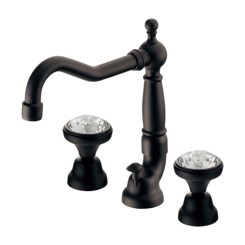 カクダイ 2236038 2ハンドル混合栓 マットブラック 153-033-D 1個（ご注文単位1個）【直送品】