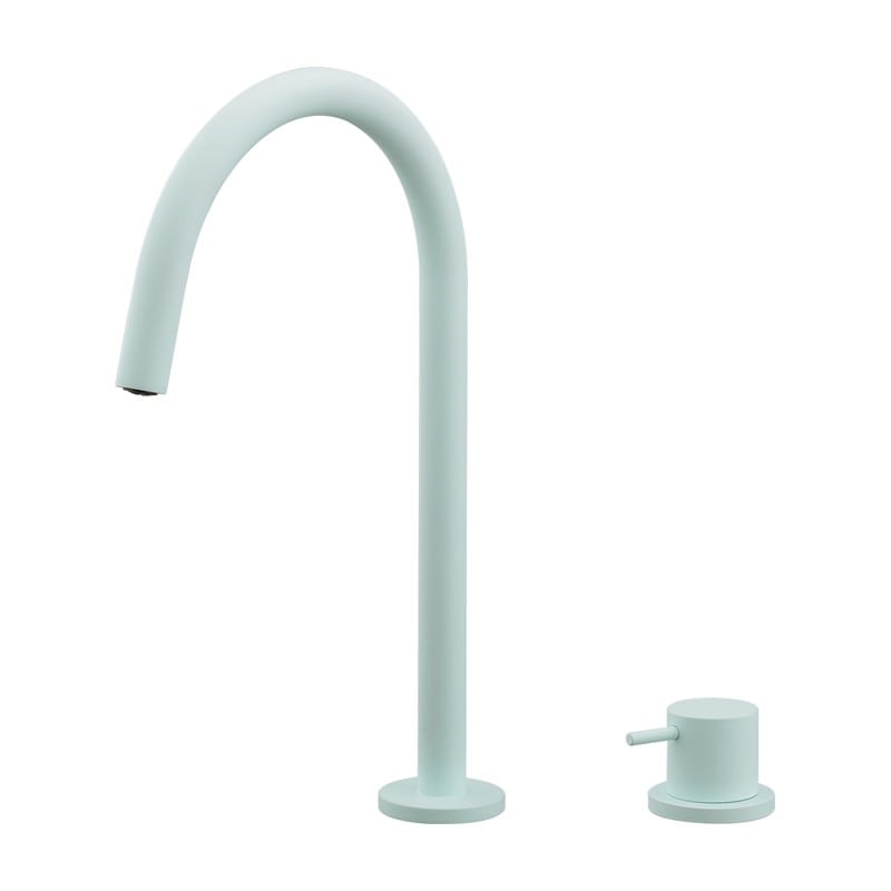 カクダイ 2236537 台付水栓 フロストミント 716-400-B 1個（ご注文単位1個）【直送品】