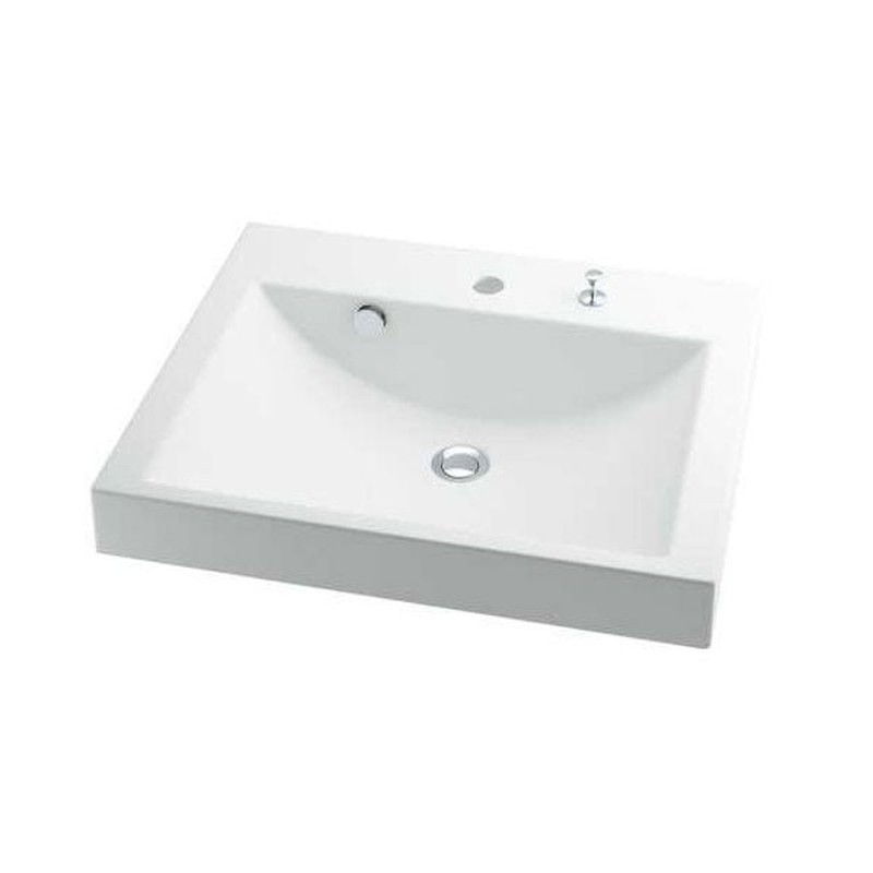 カクダイ 2227962 カクダイ 493-072H 角型洗面器 #493-072H 1個（ご注文単位1個）【直送品】