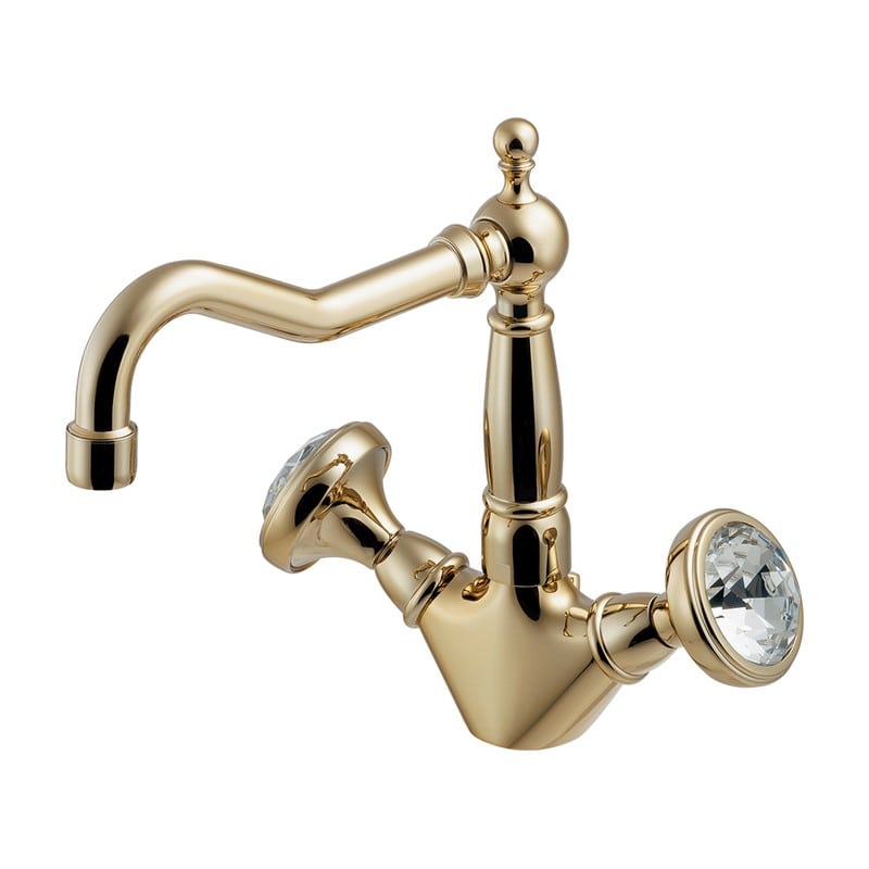 カクダイ 2237088 2ハンドル混合栓アンティークGD 150-470-AG 1個（ご注文単位1個）【直送品】