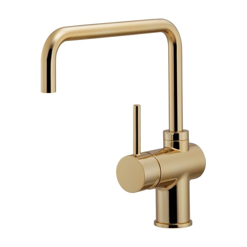 カクダイ 2235966 シングルレバー混合栓 アンティークゴールド 117-115-AG 1個（ご注文単位1個）【直送品】