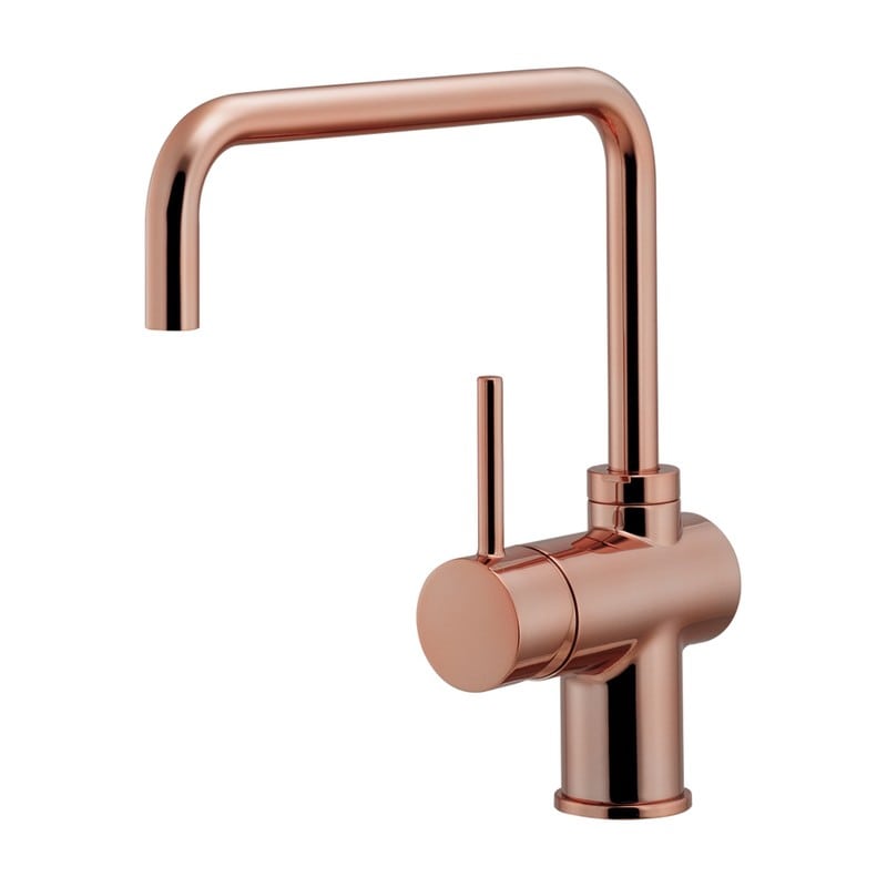 カクダイ 2235967 シングルレバー混合栓 カッパーブラウン 117-115-BR 1個（ご注文単位1個）【直送品】