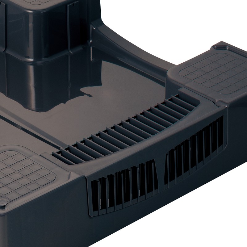 カクダイ 2237166 洗濯機防水パン チャコール 426-418-GY 1個（ご注文単位1個）【直送品】