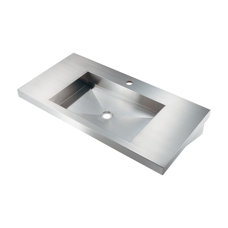 カクダイ 2237287 ステンレス壁掛洗面器 493-360 1個（ご注文単位1個）【直送品】