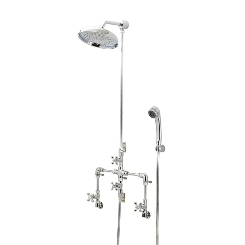 カクダイ 2236001 オーバーヘッドシャワー混合栓 139-100 1個（ご注文単位1個）【直送品】