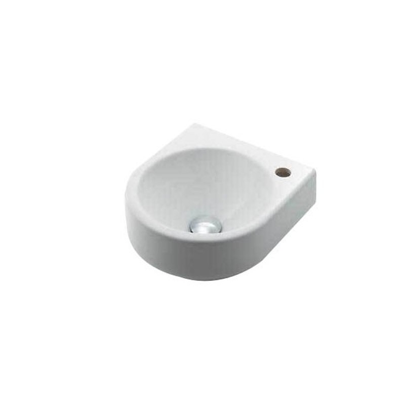 カクダイ 2227598 DU-0766350008 壁掛手洗器/Rホール 1個（ご注文単位1個）【直送品】